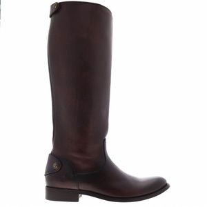 FRYE Melissa Brown Leather Knee High Riding Boots 76430
